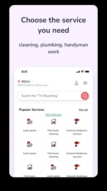Choose the service you need